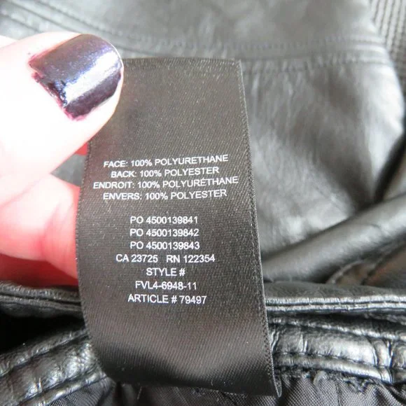 ARITZIA WILFRED High Tied Pant in Black Vegan Leather - Size US 00 (No belt) - Picture 16 of 16